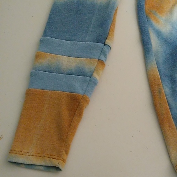 HOPELY LONG SLEEVE SOFT BRUSHED, BABY, FRENCH TERRY, TYE DYE  PULLOVER TOP SHIRT - Picture 9 of 10